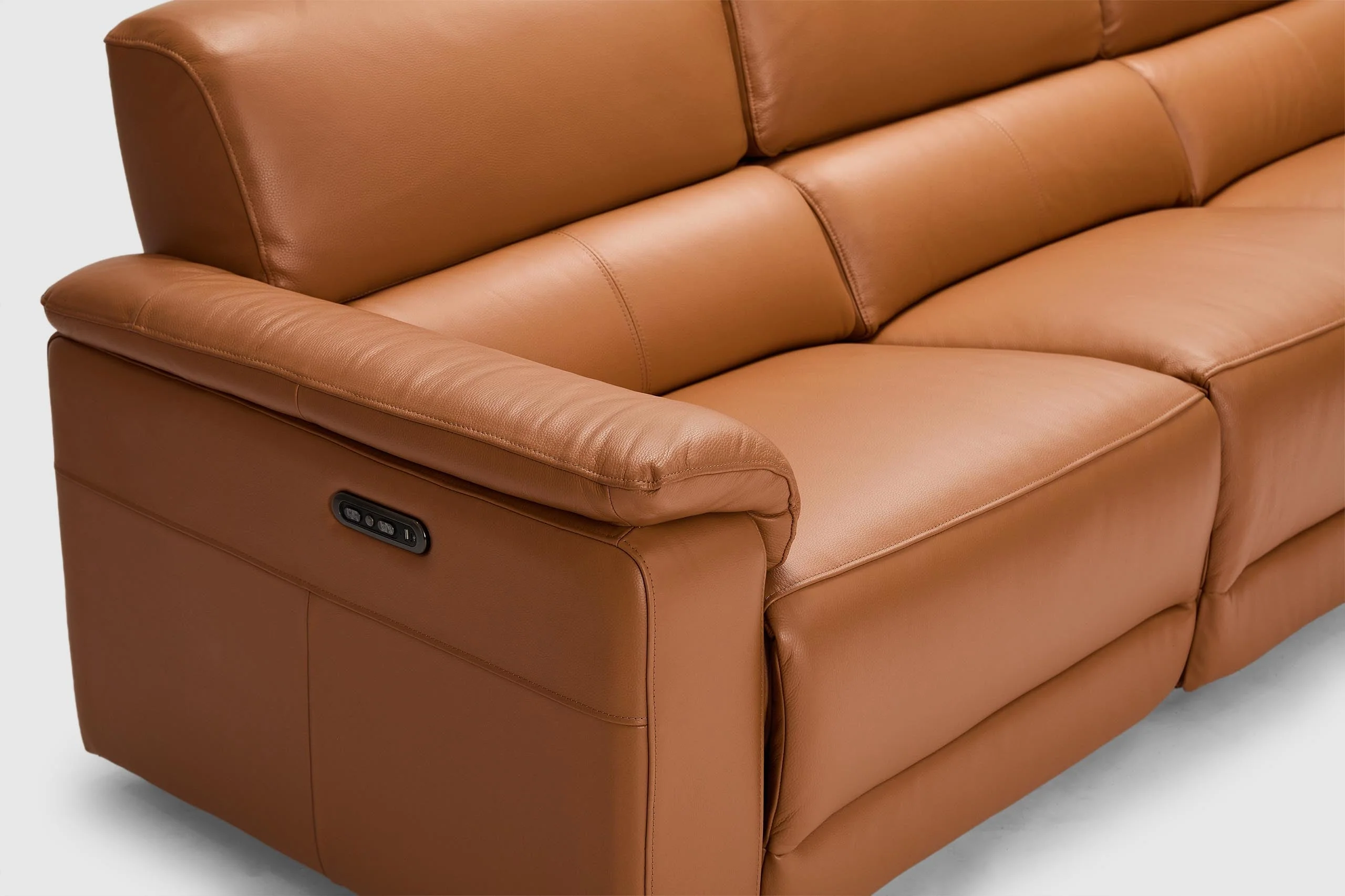 Zara 3.5 Seater Includes Dual Electric Recliners + Telescopic Headrests - Image 12