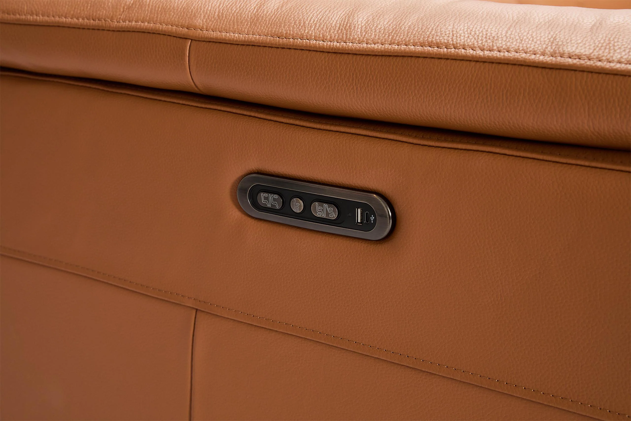 Zara 3.5 Seater Includes Dual Electric Recliners + Telescopic Headrests - Image 13